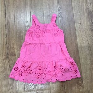 Zara Eyelet Tank Dress